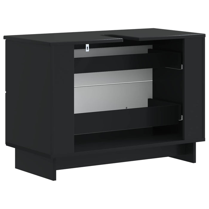 Dulap pentru Chiuveta de Baie EDE Negru 82 x 41 x 59 cm - WALTI WALTI