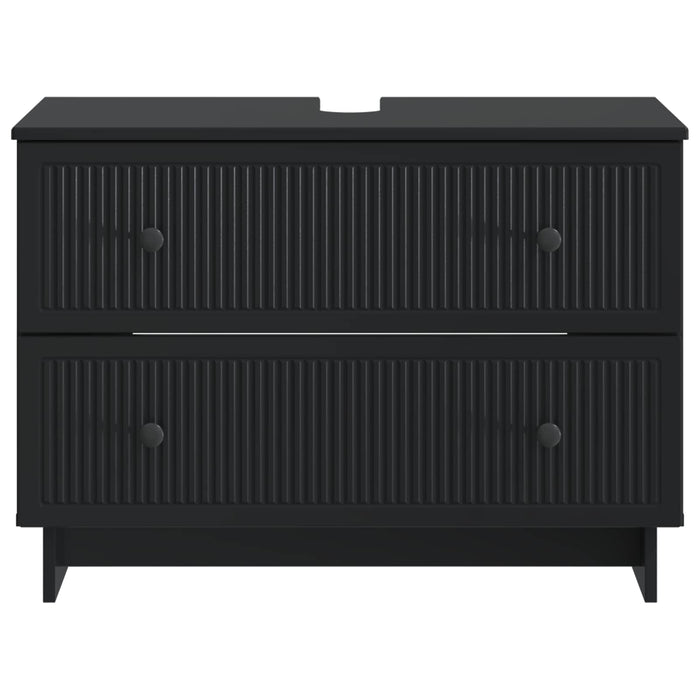 Dulap pentru Chiuveta de Baie EDE Negru 82 x 41 x 59 cm - WALTI WALTI