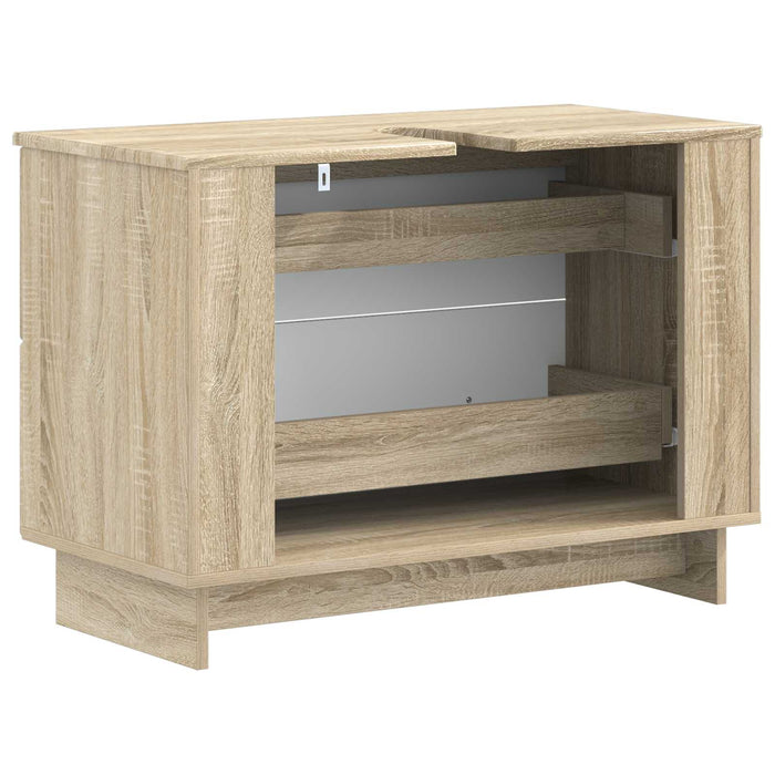 Dulap pentru Chiuveta de Baie EDE Stejar Sonoma 82 x 41 x 59 cm - WALTI WALTI