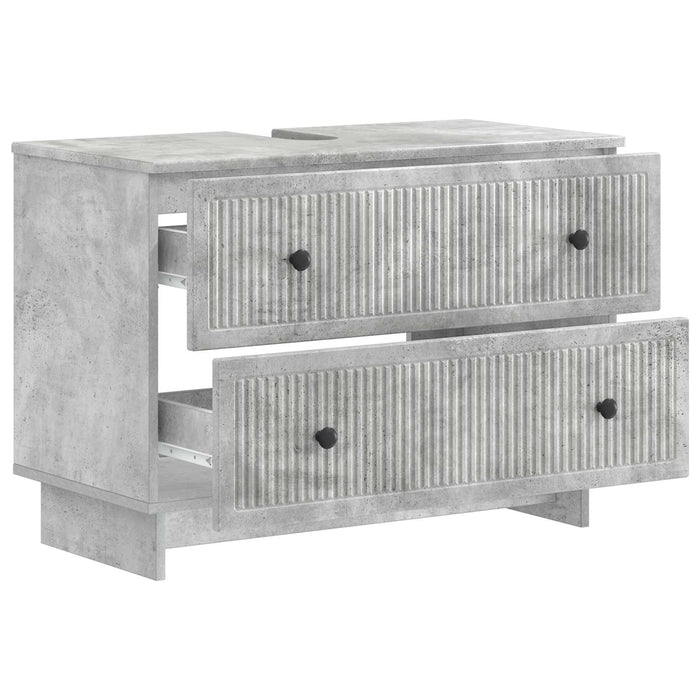 Dulap pentru Chiuveta de Baie EDE Gri Beton 82 x 41 x 59 cm - WALTI WALTI