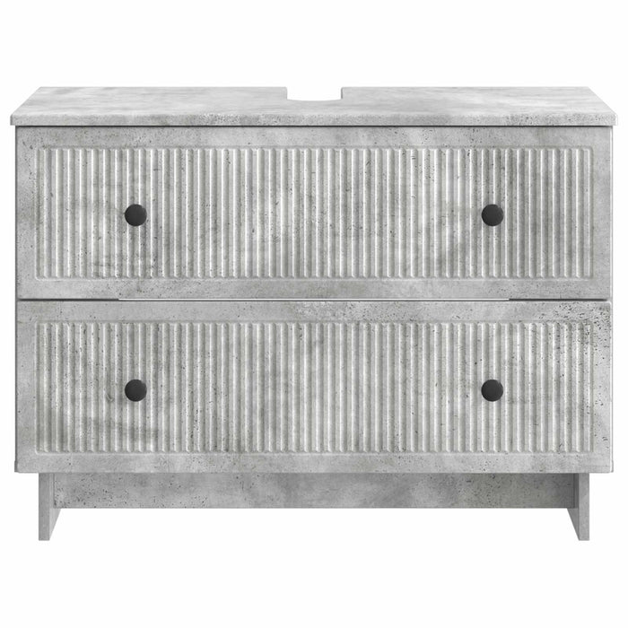 Dulap pentru Chiuveta de Baie EDE Gri Beton 82 x 41 x 59 cm - WALTI WALTI