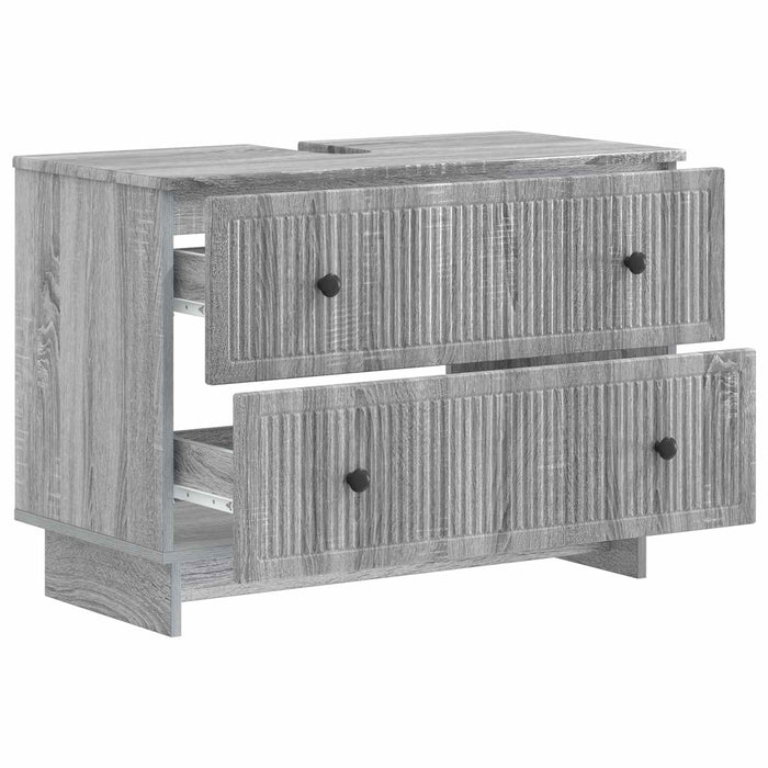 Dulap pentru Chiuveta de Baie EDE Sonoma gri 82 x 41 x 59 cm - WALTI WALTI
