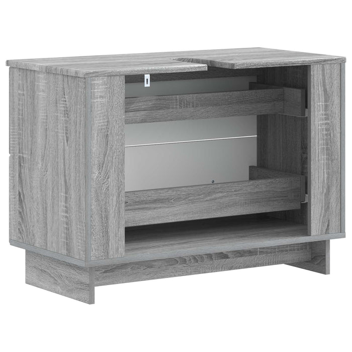 Dulap pentru Chiuveta de Baie EDE Sonoma gri 82 x 41 x 59 cm - WALTI WALTI