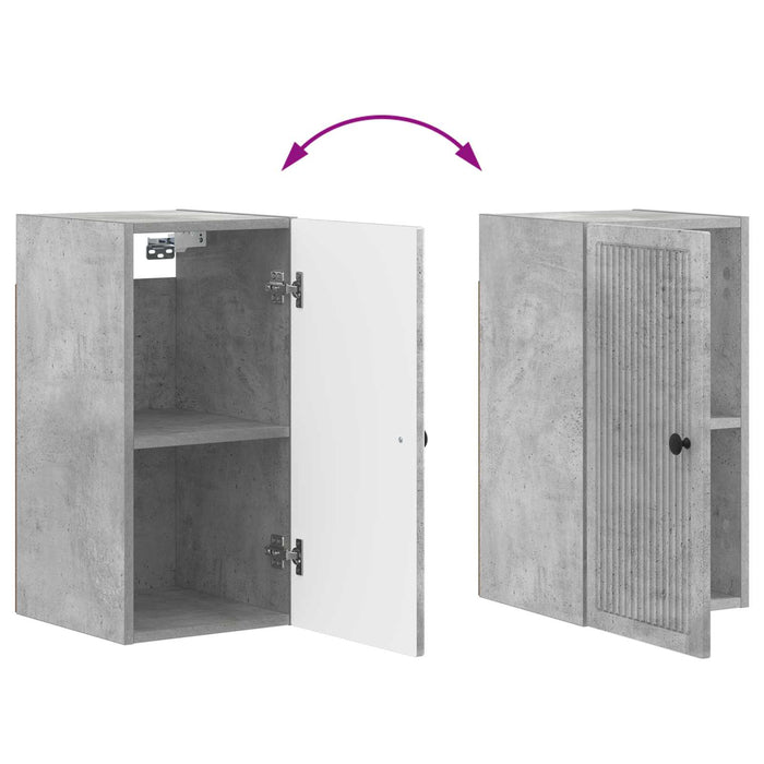 Dulap de perete pentru baie EDE Gri Beton 30 x 31 x 59 cm WALTI