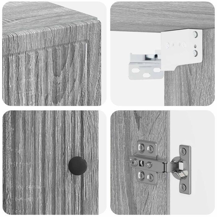 Dulap de perete pentru baie EDE Sonoma gri 30 x 31 x 59 cm WALTI