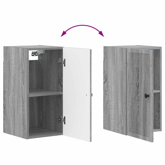 Dulap de perete pentru baie EDE Sonoma gri 30 x 31 x 59 cm WALTI