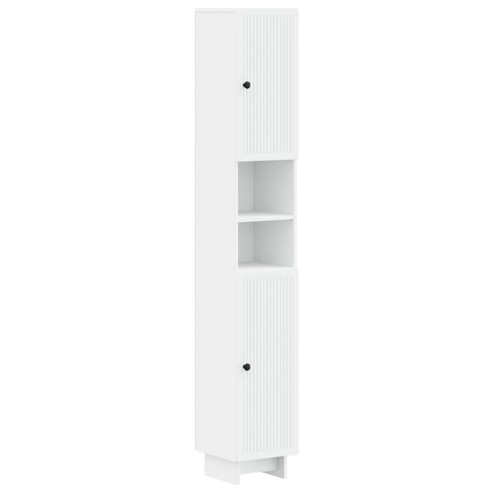 Cabinet de Baie cu Raft Deschis EDE Alb 30 x 31 x 190 cm WALTI