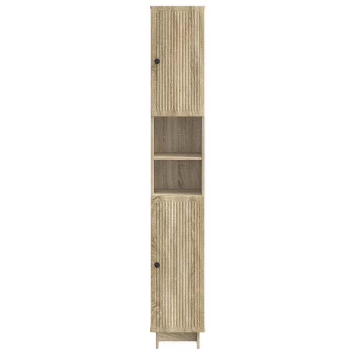 Cabinet de Baie cu Raft Deschis EDE Stejar Sonoma WALTI