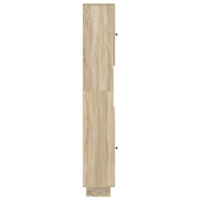Cabinet de Baie cu Raft Deschis EDE Stejar Sonoma WALTI
