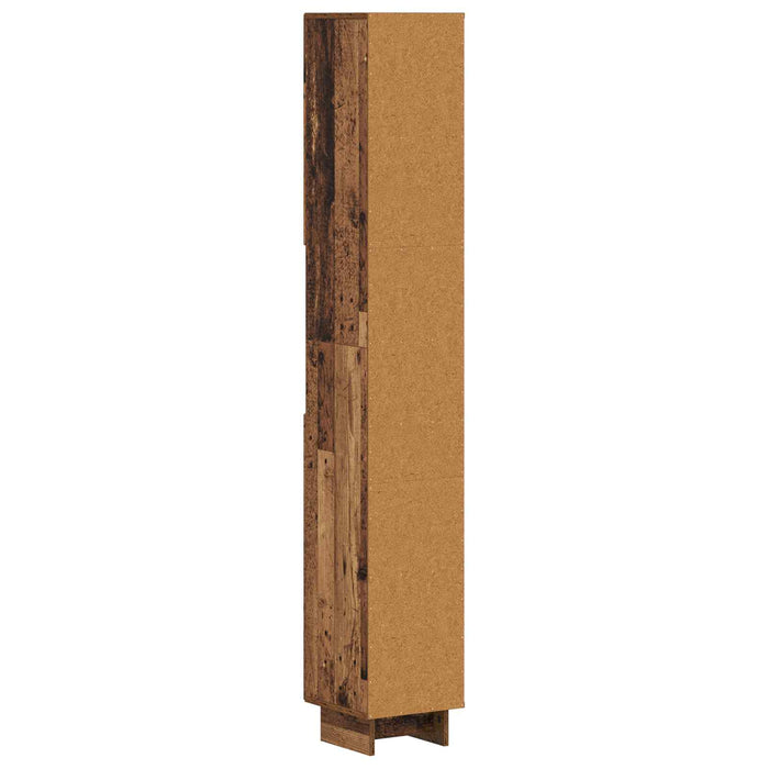 Cabinet de Baie cu Raft Deschis EDE Lemn vechi 30 x 31 x 190 cm WALTI