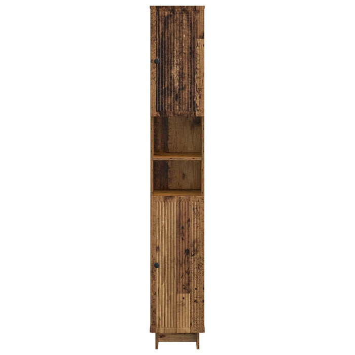 Cabinet de Baie cu Raft Deschis EDE Lemn vechi 30 x 31 x 190 cm WALTI