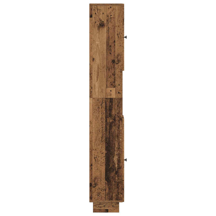Cabinet de Baie cu Raft Deschis EDE Lemn vechi 30 x 31 x 190 cm WALTI