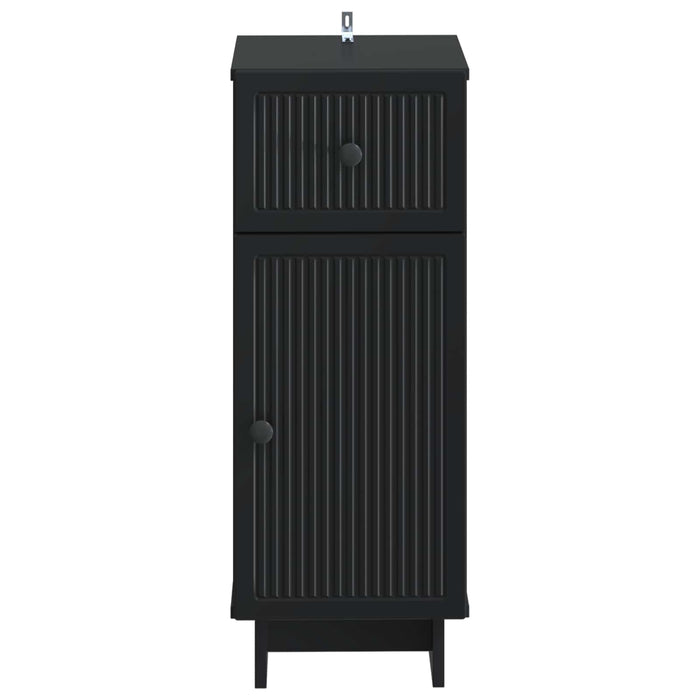 Dulap de Depozitare pentru Baie EDE Negru 30 x 31 x 80 cm WALTI
