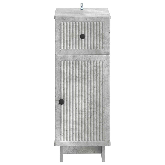 Dulap de Depozitare pentru Baie EDE Gri Beton 30 x 31 x 80 cm WALTI