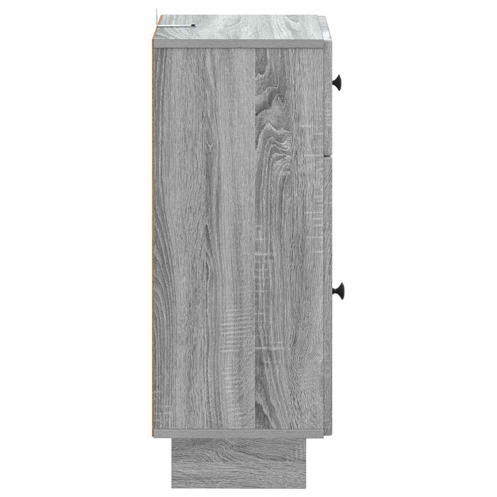 Dulap de Depozitare pentru Baie EDE Sonoma gri 30 x 31 x 80 cm WALTI