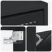 Dulap pentru pantofi montat pe perete EDE 71 x 17 x 43 cm Negru - WALTI WALTI