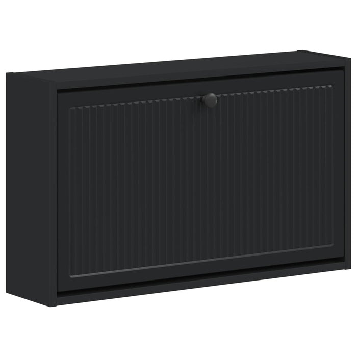 Dulap pentru pantofi montat pe perete EDE 71 x 17 x 43 cm Negru - WALTI WALTI