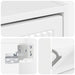 Dulap pentru pantofi montat pe perete EDE 71 x 17 x 43 cm - WALTI WALTI