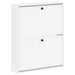 Dulap pentru pantofi montat pe perete EDE 71 x 17 x 86 cm Alb - WALTI WALTI