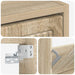 Dulap pentru pantofi montat pe perete EDE 71 x 17 x 86 cm - WALTI WALTI