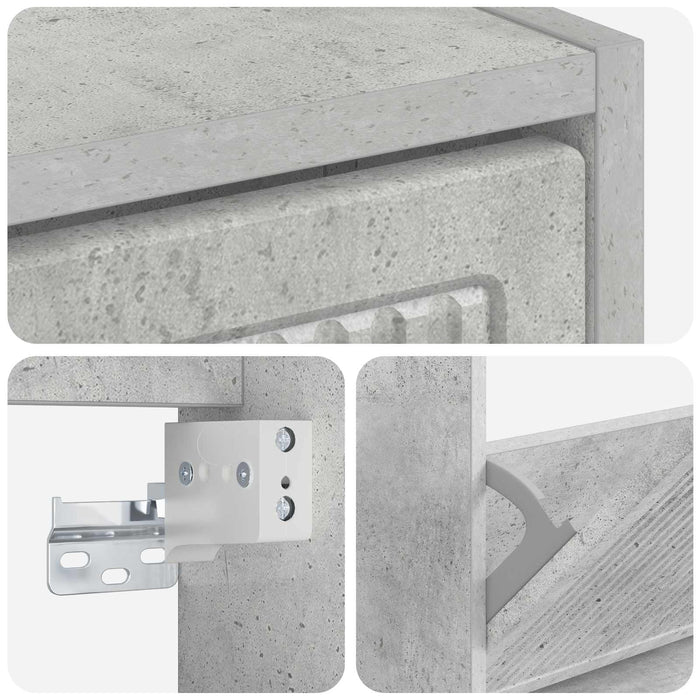 Dulap pentru pantofi montat pe perete EDE 71 x 17 x 86 cm - WALTI WALTI