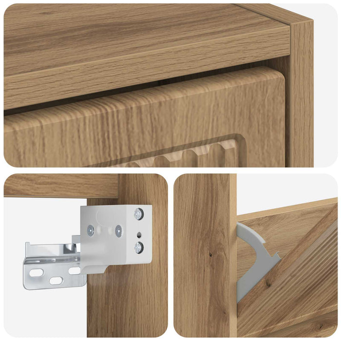 Dulap pentru pantofi montat pe perete EDE 71 x 17 x 86 cm WALTI