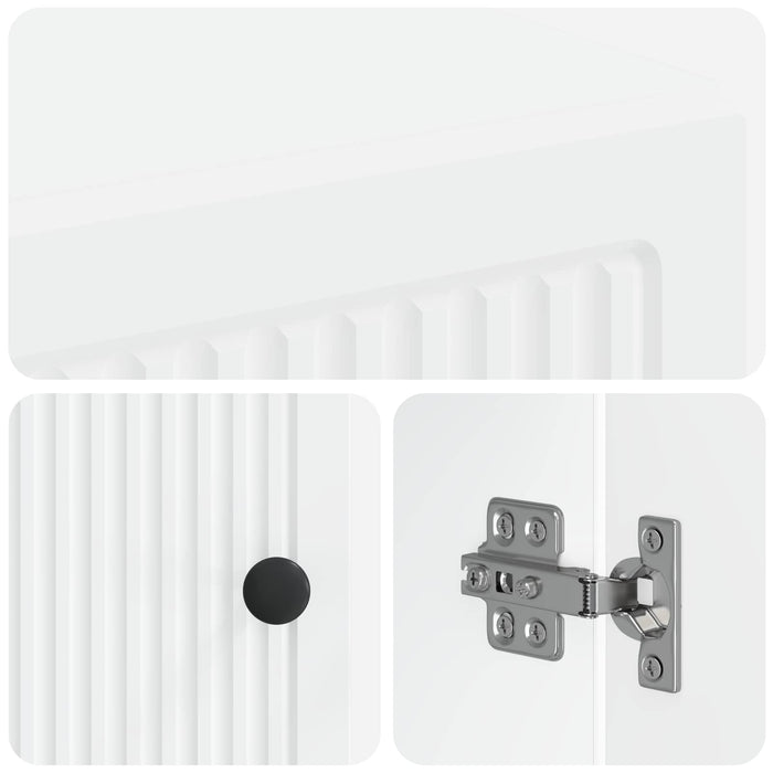 Dulap pentru pantofi EDE 59,5 x 39,5 x 90 cm Lemn prelucrat Alb WALTI