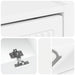 Dulap pentru pantofi EDE 78 x 24 x 103 cm Lemn prelucrat Alb - WALTI WALTI
