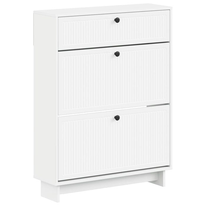 Dulap pentru pantofi EDE 78 x 24 x 103 cm Lemn prelucrat Alb - WALTI WALTI