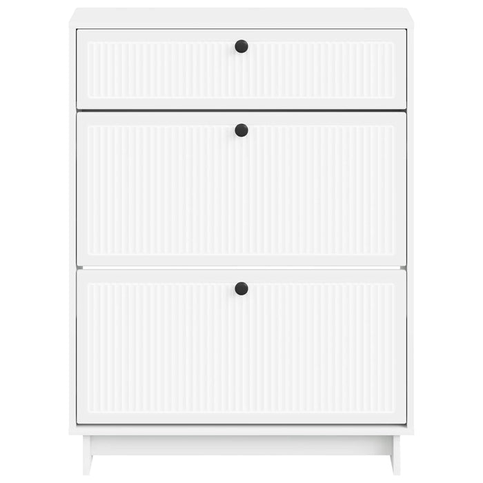 Dulap pentru pantofi EDE 78 x 24 x 103 cm Lemn prelucrat Alb - WALTI WALTI