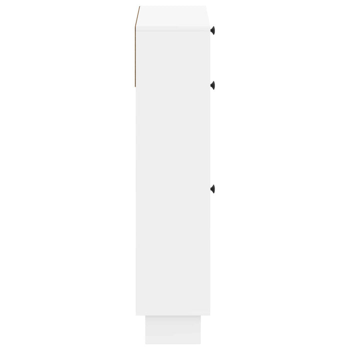 Dulap pentru pantofi EDE 78 x 24 x 103 cm Lemn prelucrat Alb - WALTI WALTI