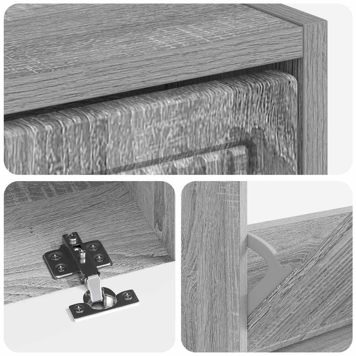 Dulap pentru pantofi EDE 78 x 24 x 103 cm Lemn prelucrat - WALTI WALTI