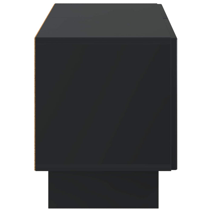 Cabinet TV Negru Lemn prelucrat WALTI