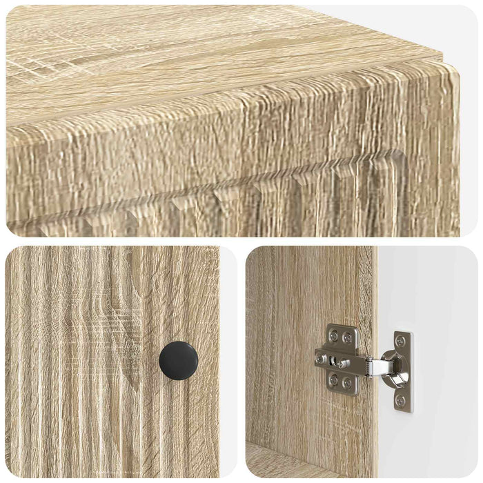 Dulap pentru toaletă EDE Stejar Sonoma 66 x 25,5 x 190 cm WALTI
