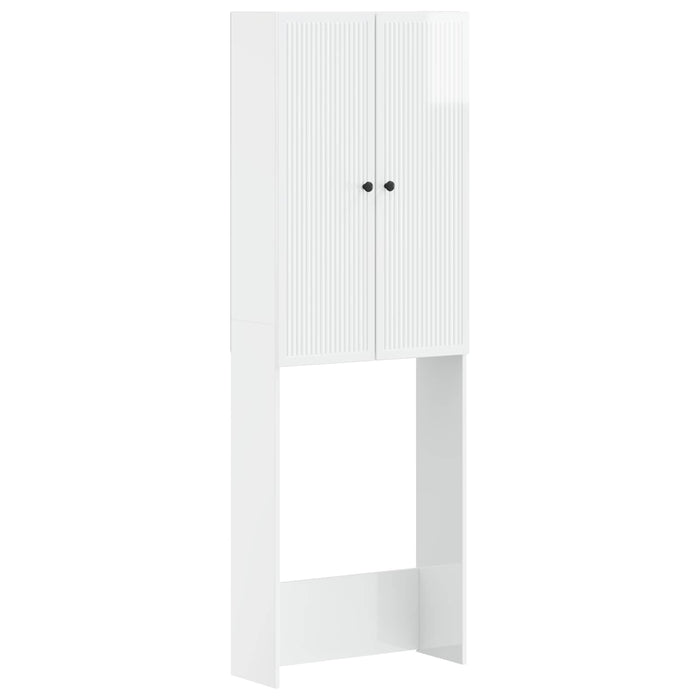 Dulap pentru toaletă EDE Alb foarte lucios 66 x 25,5 x 190 cm WALTI