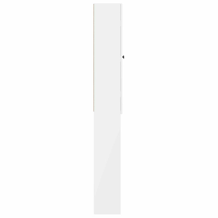Dulap pentru toaletă EDE Alb foarte lucios 66 x 25,5 x 190 cm WALTI
