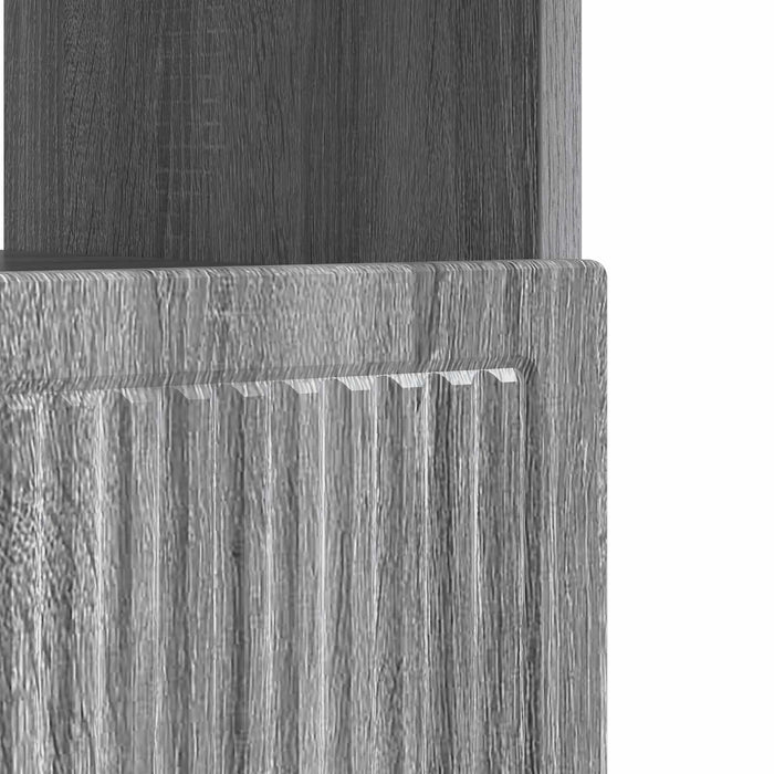 Cabinet TV cu LED Sonoma gri Lemn prelucrat WALTI