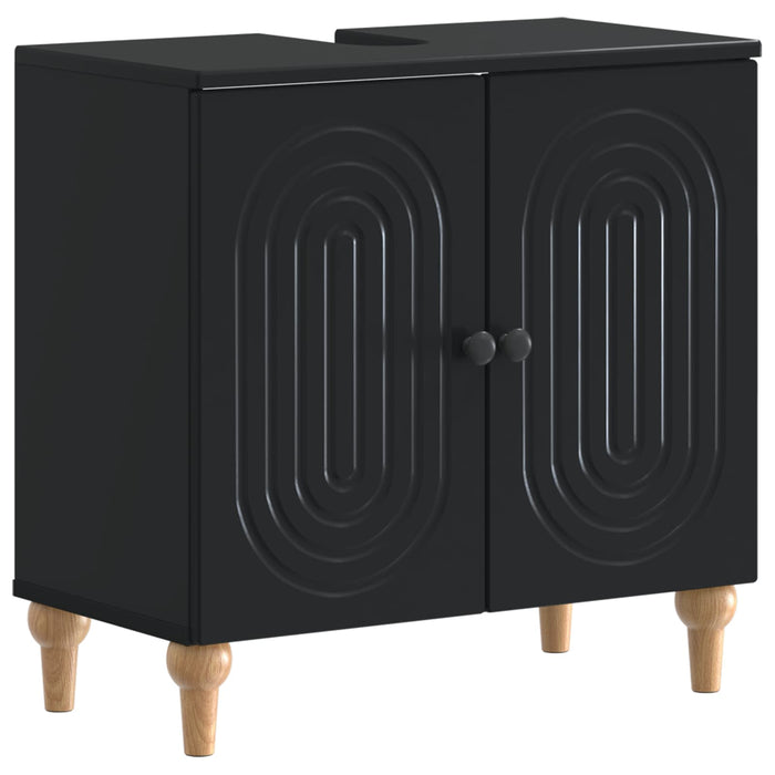 Dulap pentru Chiuveta de Baie ALKMAAR Negru 59,5 x 31,5 x 59 cm - WALTI WALTI