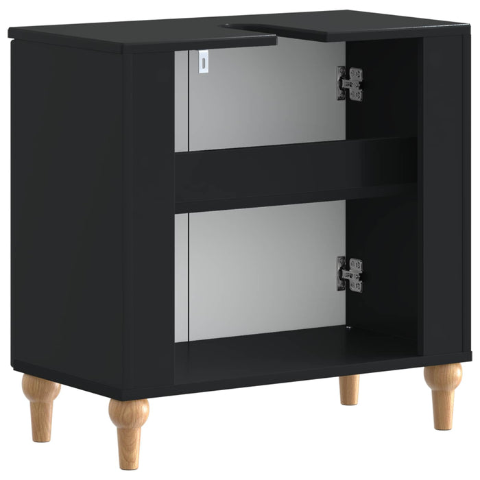 Dulap pentru Chiuveta de Baie ALKMAAR Negru 59,5 x 31,5 x 59 cm - WALTI WALTI