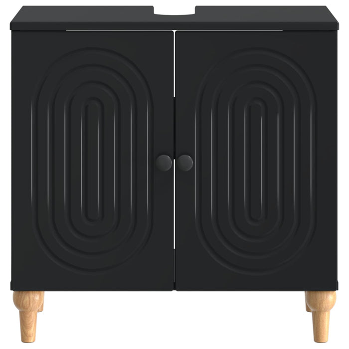 Dulap pentru Chiuveta de Baie ALKMAAR Negru 59,5 x 31,5 x 59 cm - WALTI WALTI
