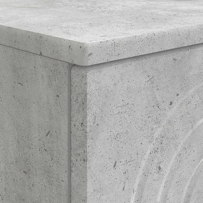 Dulap pentru Chiuveta de Baie ALKMAAR Gri Beton 82 x 41 x 59 cm - WALTI WALTI