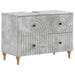 Dulap pentru Chiuveta de Baie ALKMAAR Gri Beton 82 x 41 x 59 cm - WALTI WALTI