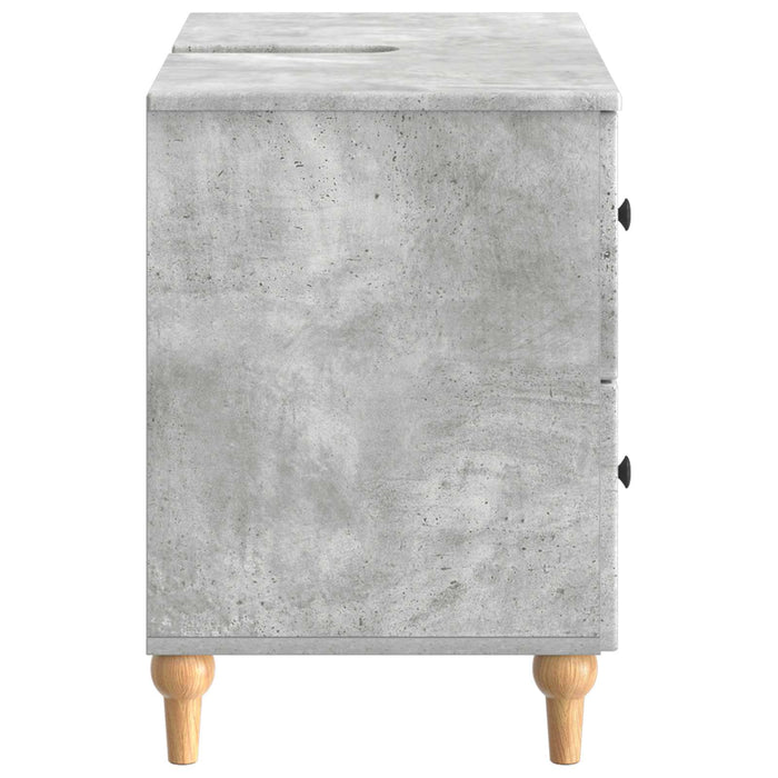 Dulap pentru Chiuveta de Baie ALKMAAR Gri Beton 82 x 41 x 59 cm - WALTI WALTI