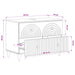 Dulap pentru Chiuveta de Baie ALKMAAR Gri Beton 82 x 41 x 59 cm - WALTI WALTI