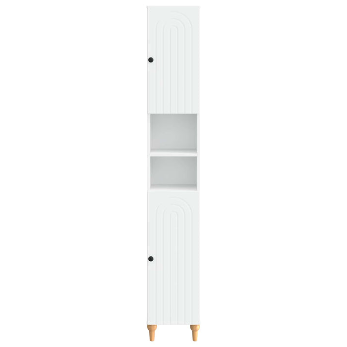 Cabinet de Baie cu Raft Deschis ALKMAAR Alb 30 x 31 x 190 cm WALTI