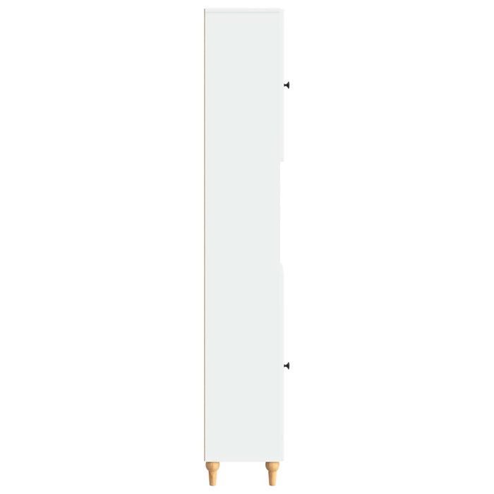 Cabinet de Baie cu Raft Deschis ALKMAAR Alb 30 x 31 x 190 cm WALTI