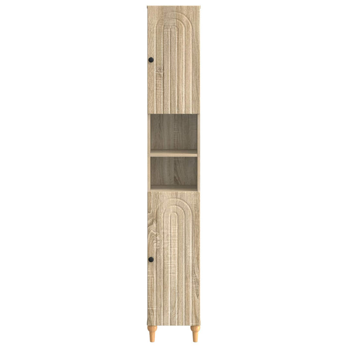 Cabinet de Baie cu Raft Deschis ALKMAAR Stejar Sonoma WALTI