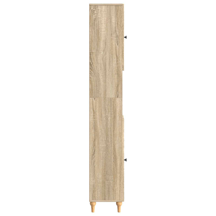 Cabinet de Baie cu Raft Deschis ALKMAAR Stejar Sonoma WALTI
