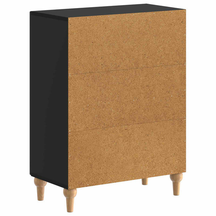 Dulap de Depozitare pentru Baie ALKMAAR Negru 59,5 x 31 x 80 cm WALTI