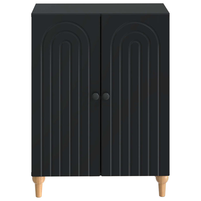 Dulap de Depozitare pentru Baie ALKMAAR Negru 59,5 x 31 x 80 cm WALTI